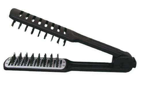 EUROSTIL CEPILLO TERMICO DOBLE ALISAR NEGRO (52365/50)