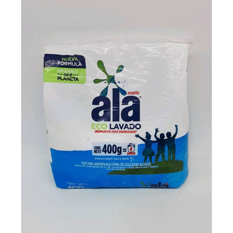 ALA J.POLVO MATIC ECO LAVADO X 400 G. (24)