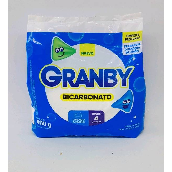 GRANBY J.POLVO REGULAR LIMON C/BICARBONATO X 400 G.(24) 
