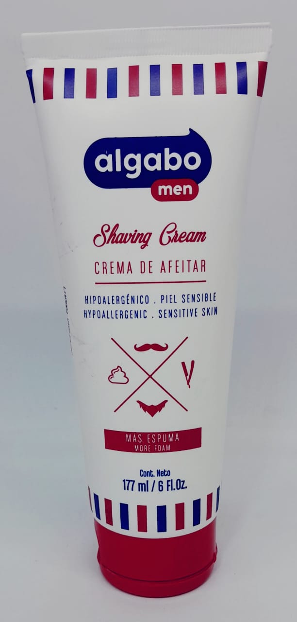 ALGABO MEN CR.DE AFEITAR POMO X 177 ML.(12)