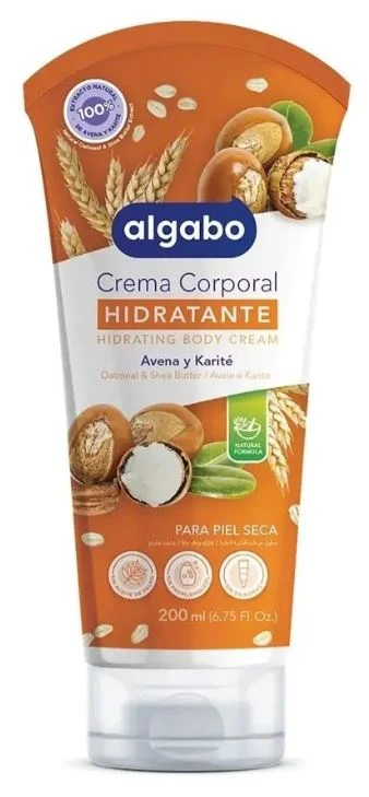 ALGABO CR.HIDRATANTE AVE./KAR.X 200 ML - POMO (12)
