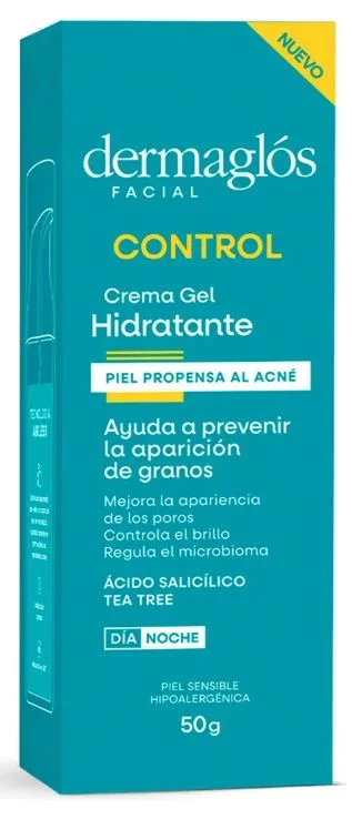 DERMAGLOS CR.GEL HIDRATANTE P/P.ACNE X 50 ML
