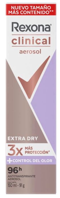 REXONA CLINICAL DEO WOM.EXTRA DRY X 150 ML (12)