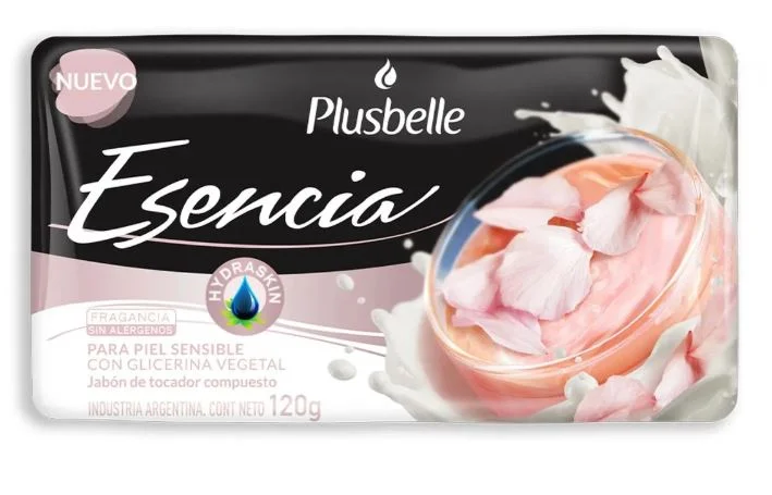 PLUSBELLE ESEN.JAB.P.SENSIBLE C/GLICERINA X 120 G. (81)