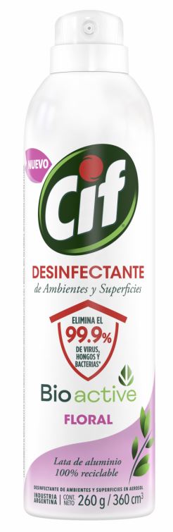 CIF DEO DESINF.FLORAL BIO ACTIVE X 360 ML (12)