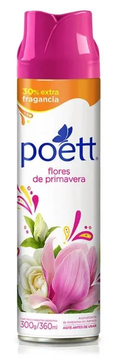 POETT DEO AMB.FLORES DE PRIMAVERA X 360 ML (6)