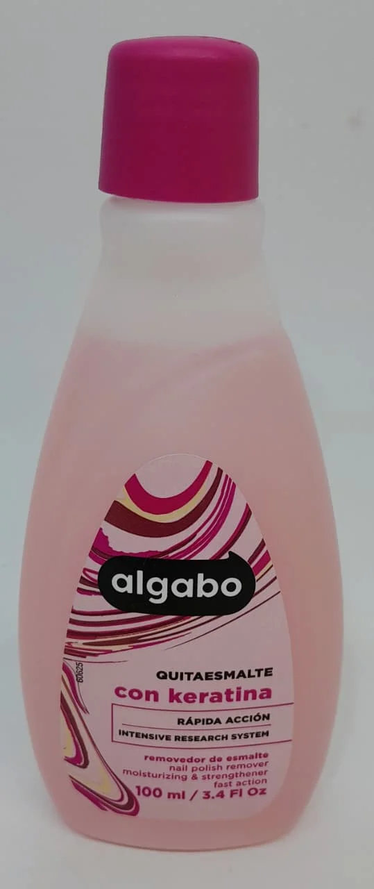 ALGABO QUITAESMALTE KERATINA X 100 ML (24)