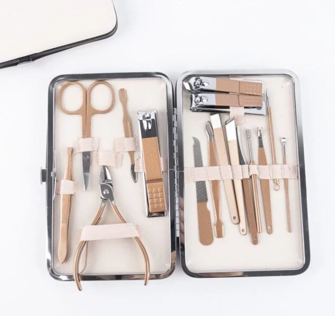 CITY GIRL ESTUCHE SET MANICURA X 16 PCS (WT-160)
