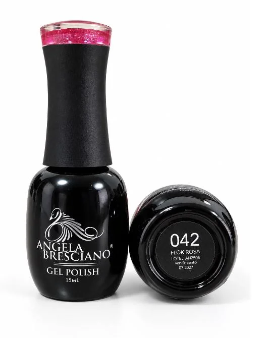ANGELA BRESCIANO GEL POLISH X 15 ML - 042 FLOK ROSA