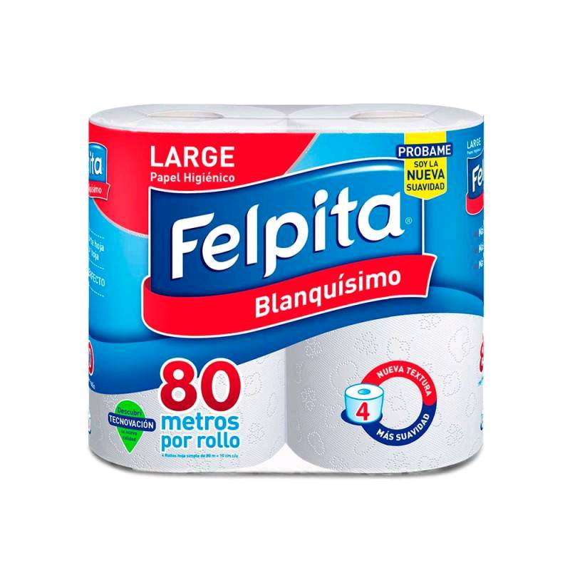 FELPITA P.HIG.BLANQUISIMO  4 U.X 80 MTS - (10)-55-