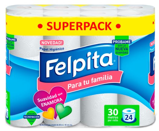 FELPITA P.HIG.BLANCO 24 U.X 30 MTS - (3)-35-