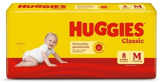 HUGGIES AMAR.REG.MD X 8 U. (12) 