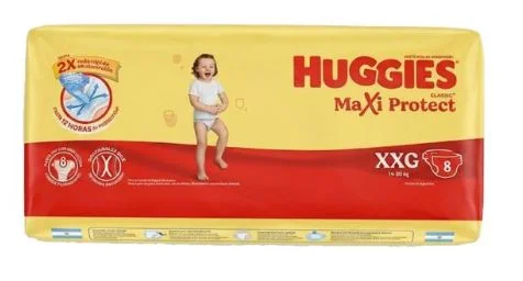 HUGGIES AMAR.REG.MAXI PROT.XXG X 8 U. (12)