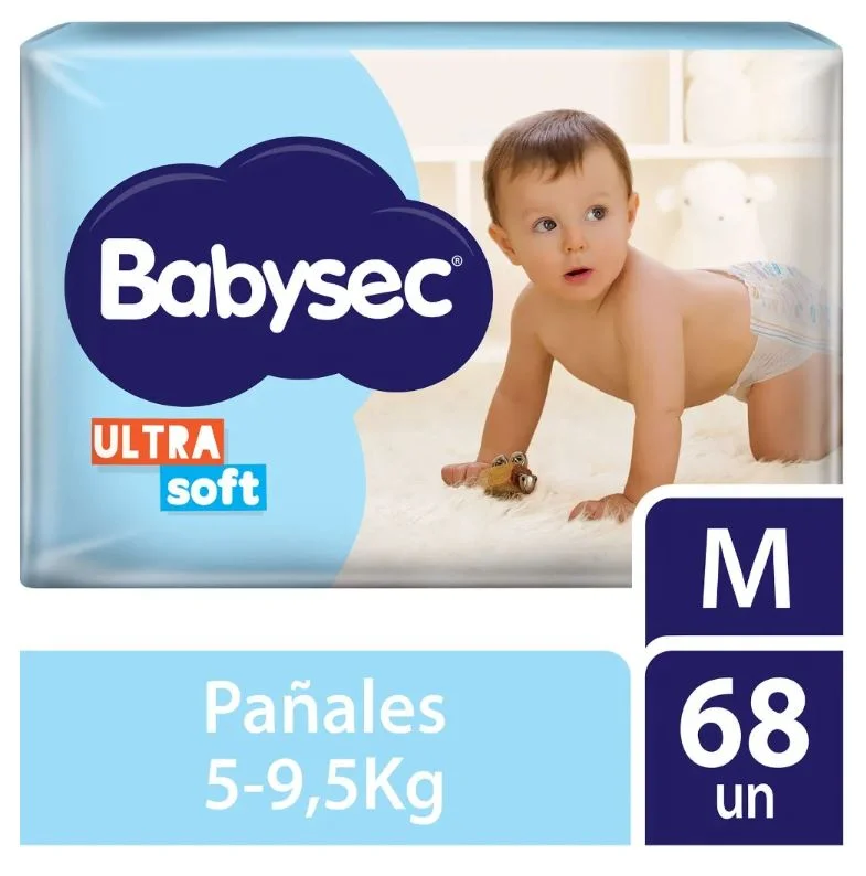 BABYSEC ULTRA SUPERPACK SOFT MD X 68 U. (3)