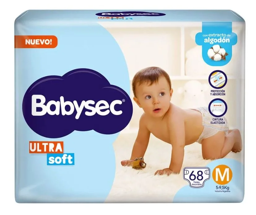 BABYSEC ULTRA SUPERPACK SOFT MD X 68 U. (3)