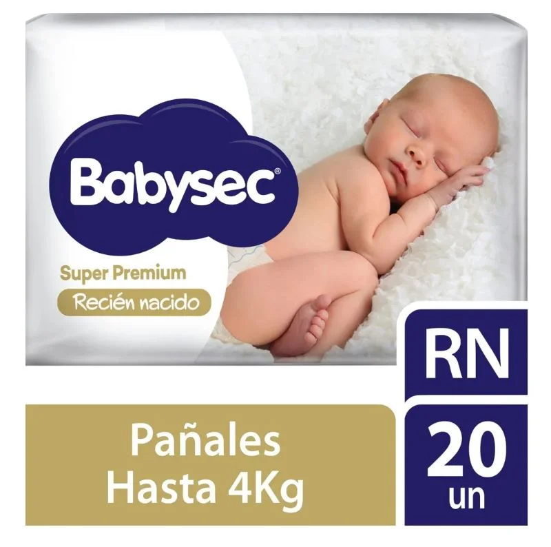 BABYSEC SUPER PREMIUM R.NACIDO X 20 U.(10)