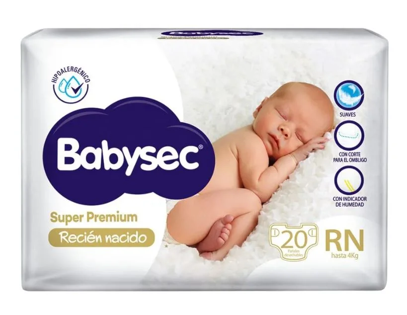 BABYSEC SUPER PREMIUM R.NACIDO X 20 U.(10)