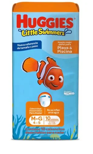 LITTLE SWIMMERS PAÑAL AGUA MD/GD X 10 U. (8)
