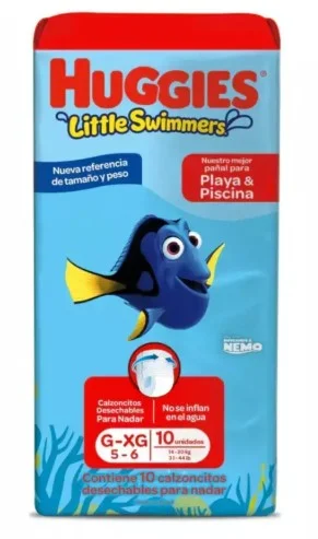 LITTLE SWIMMERS PAÑAL AGUA GD/XG X 10 U.(8)