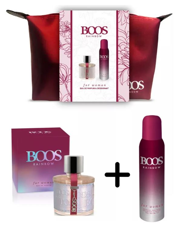 BOOS WOM.RAINBOW EST.EDP X 100 ML + DEO + NECES.