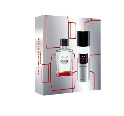 A.BANDERAS POWER OF SEDUCTION MEN EDT X 100 ML + DEO -  ESTUCHE -