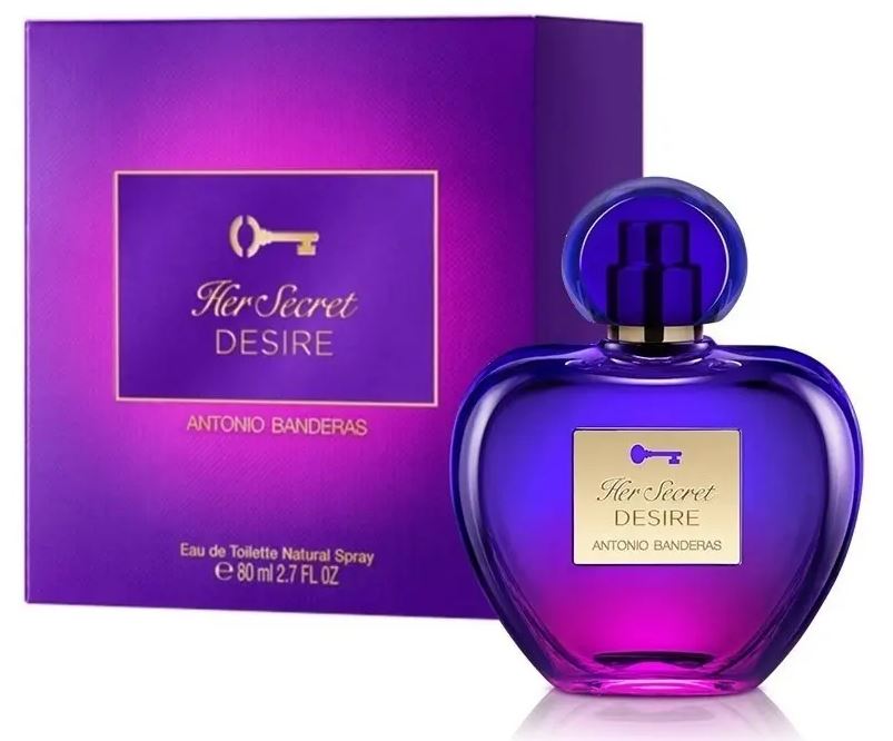 A.BANDERAS HER SECRET DESIRE WOM.EDT X 80 ML