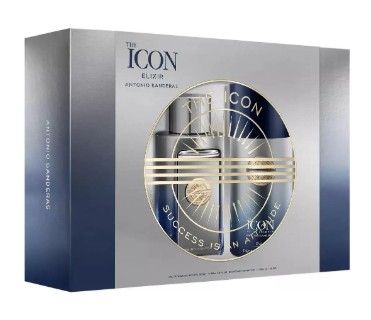 A.BANDERAS THE ICON ELIXIR MEN EDT X 100 ML + DEO -ESTUCHE-